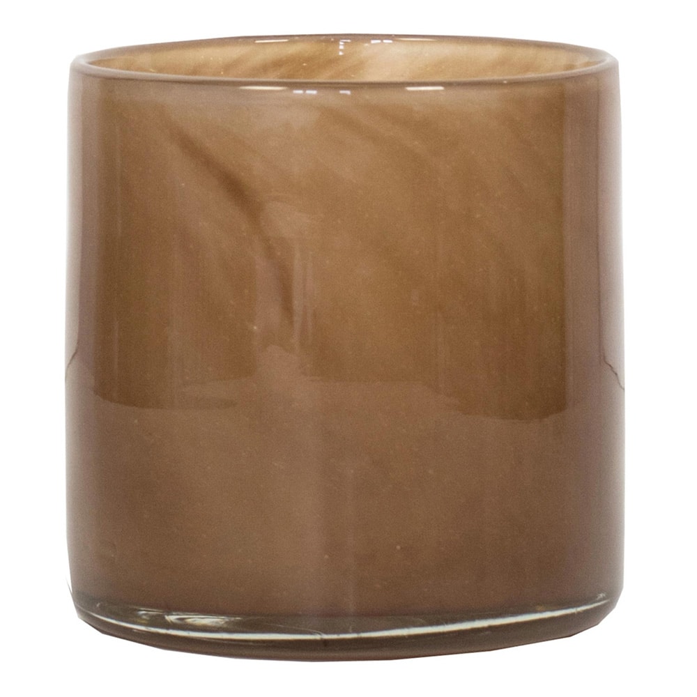 Lyric Ljuslykta 8x8 cm Brown