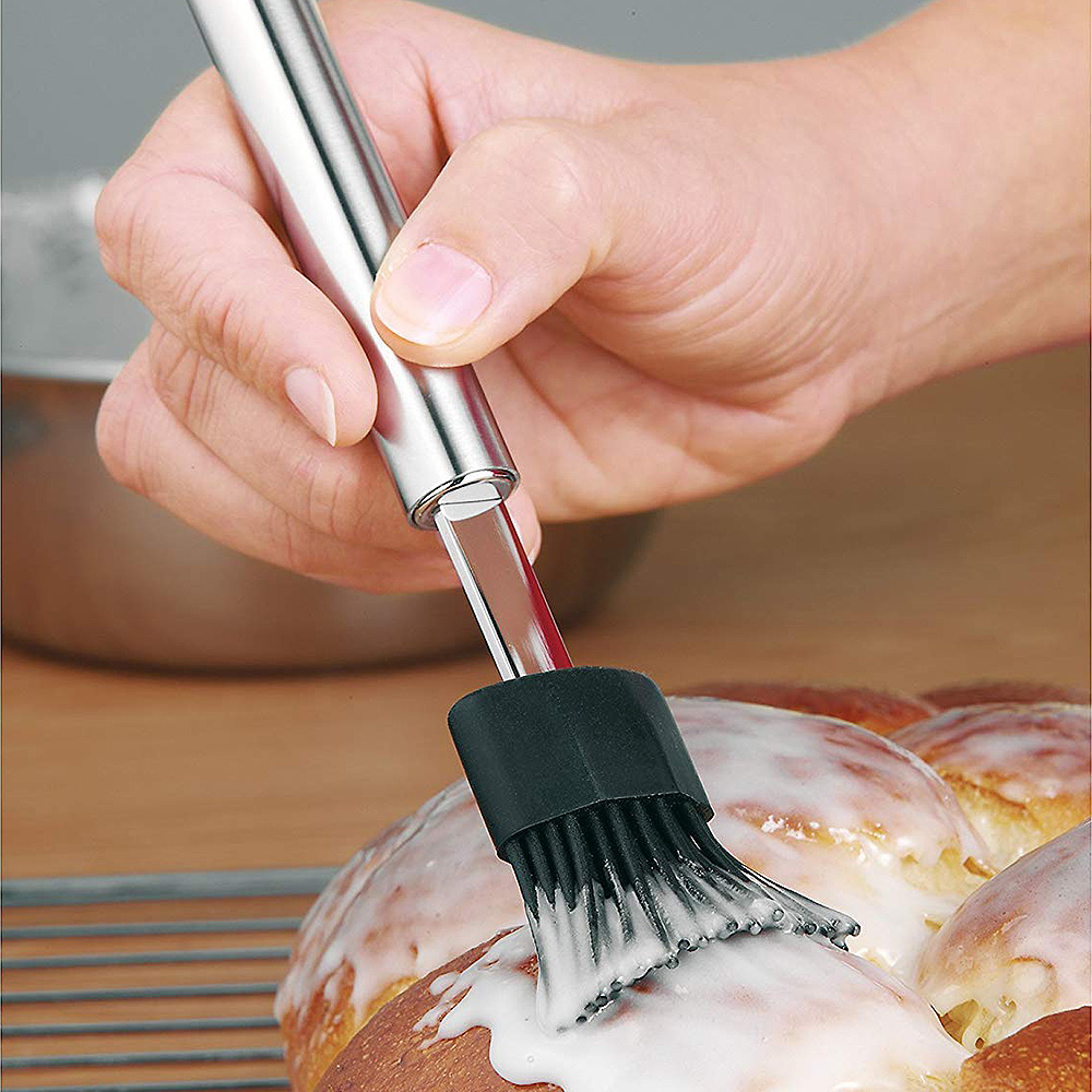 Profi Plus Bakpensel Rostfri/svart