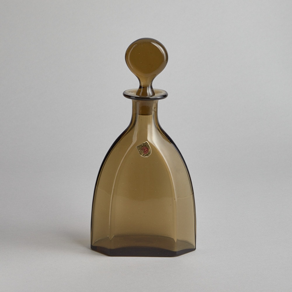 Karaff i Bruntonat Glas