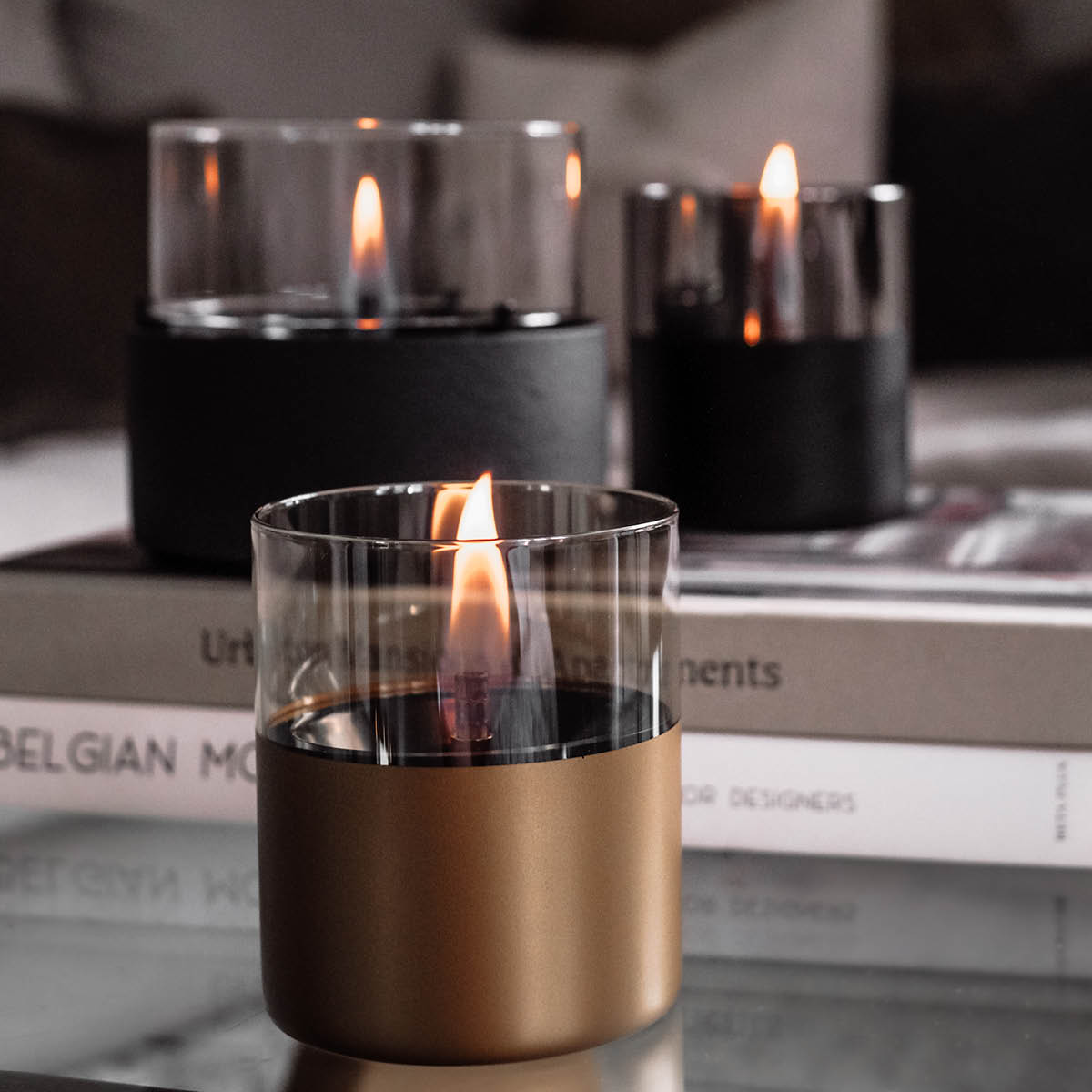 Lilly Lykta 10 cm Koppar