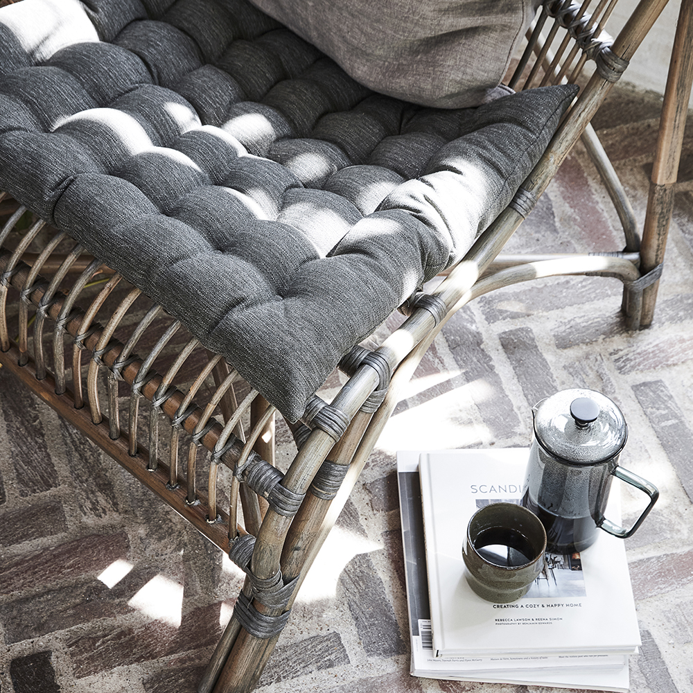 Fine Sittdyna 70 cm Armégrön