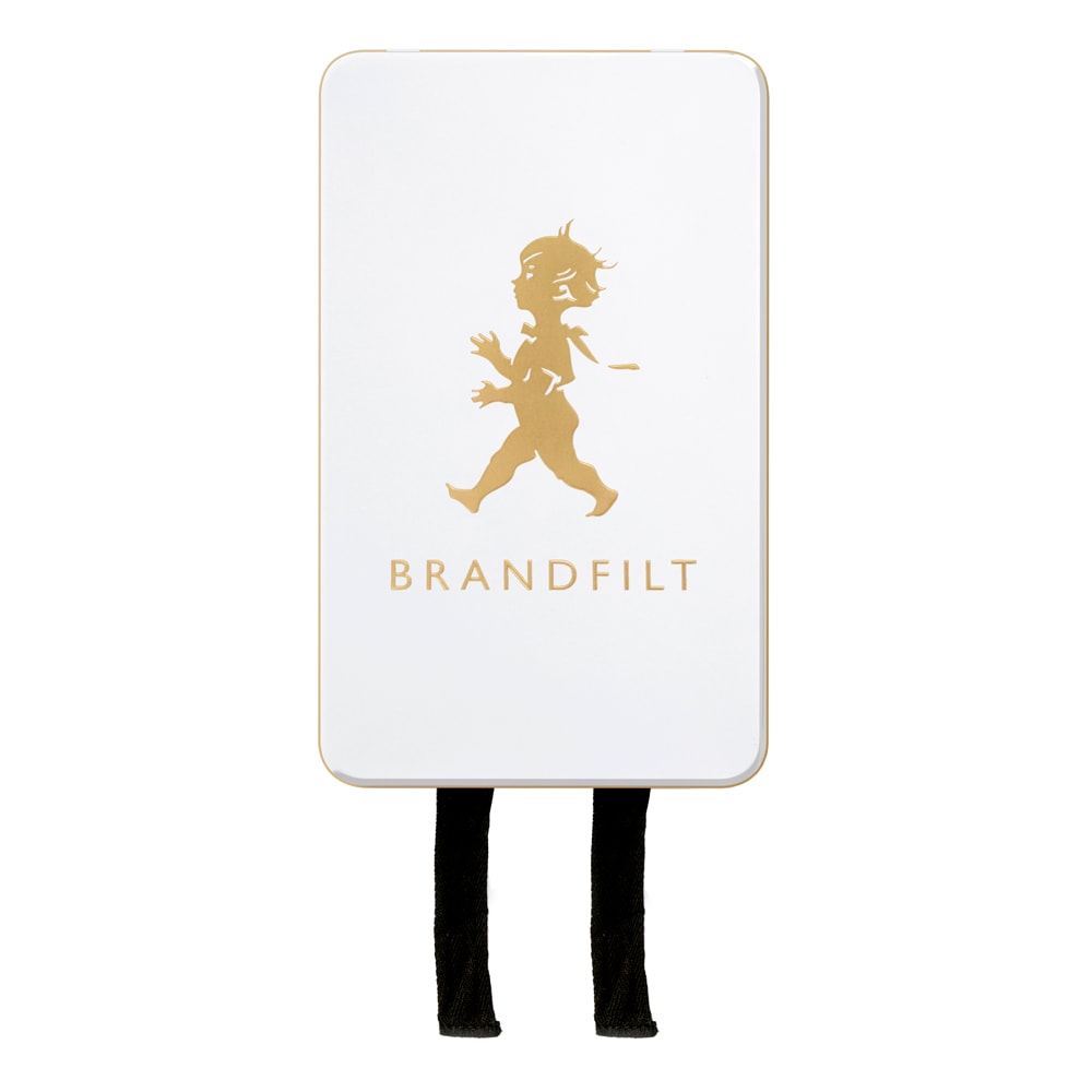 Solstickan Brandfilt 120x120 cm Vit/Guld