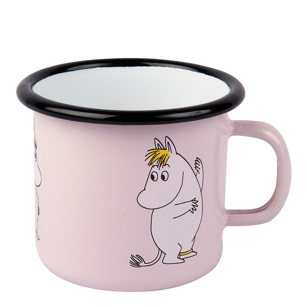 Mumin Emaljmugg Snorkfröken 25 cl Rosa