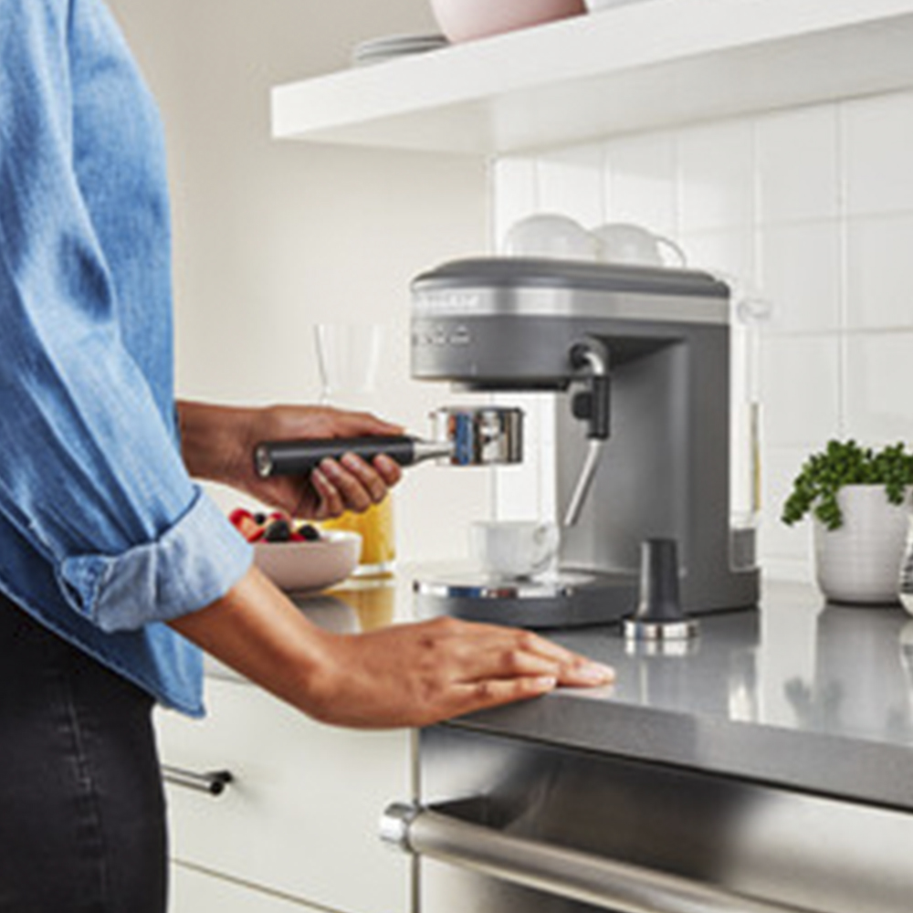 KitchenAid Artisan Espressomaskin Silver