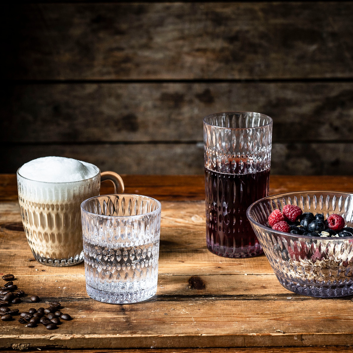 Ethno Mugg 39 cl 2-pack Klar