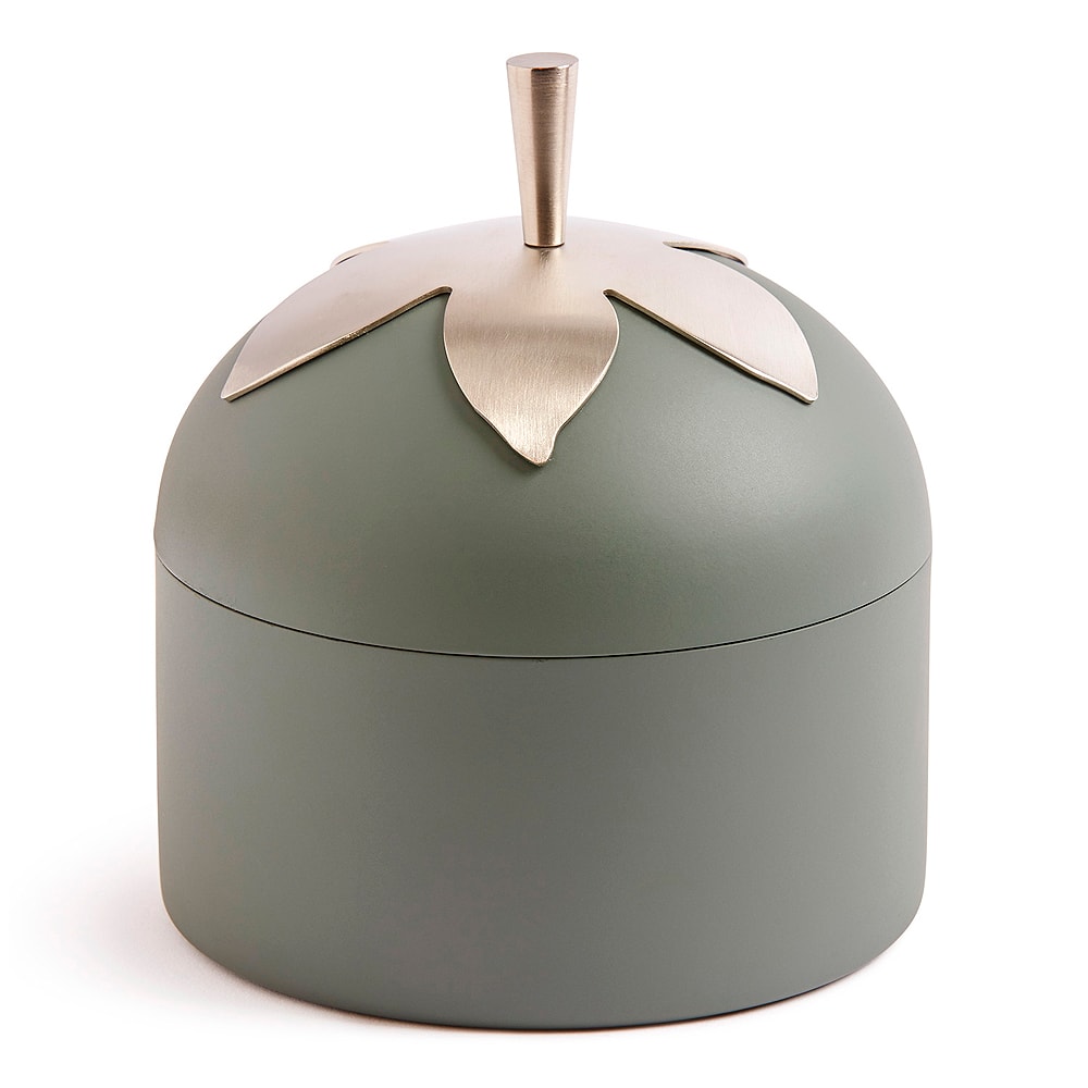 Blad Burk med skopa 11 cm Grön