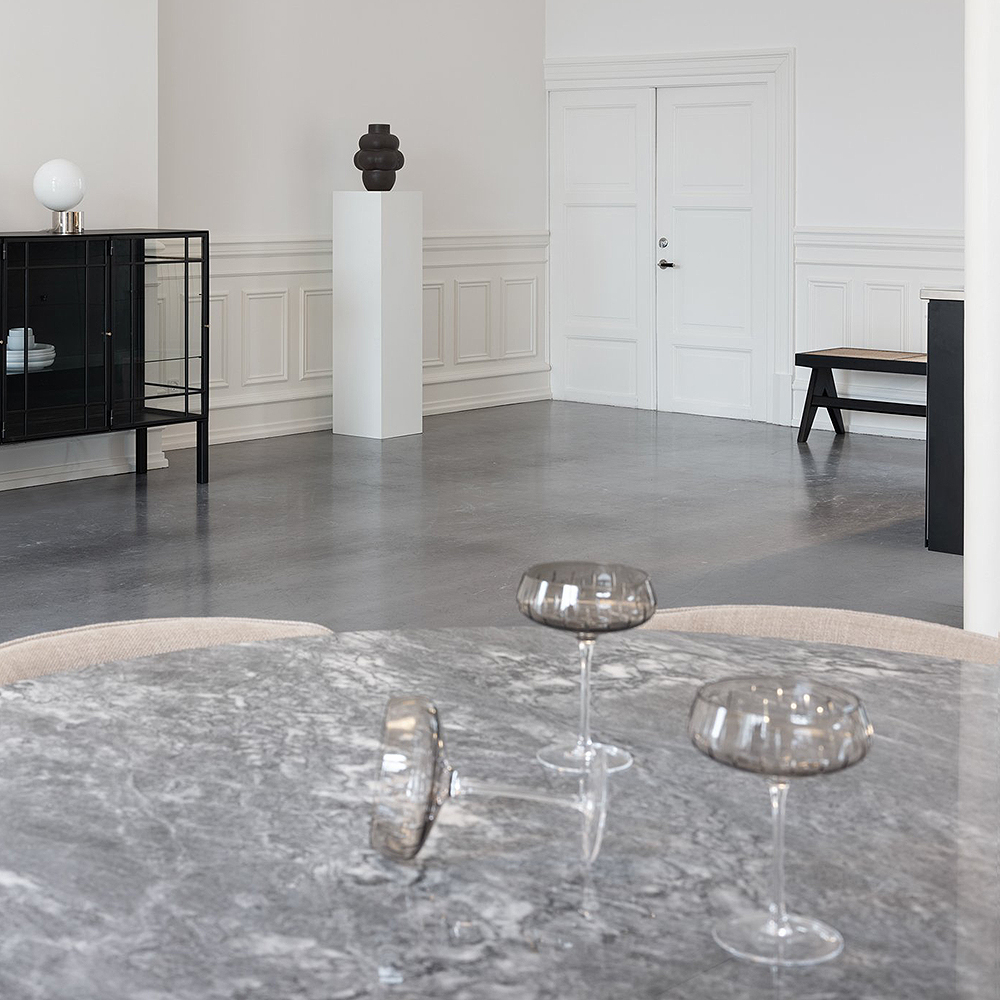 Crystal Glass Champagne Coupe Rök