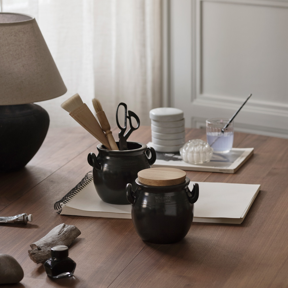 Höganäs Keramik Krus 1 L Grafitgrå