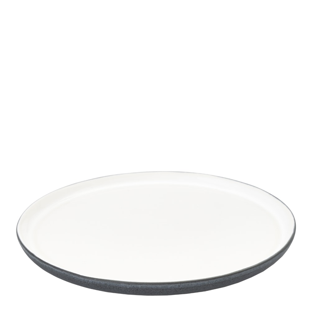 Kontrast Tallrik 21,5 cm  Mörkgrå