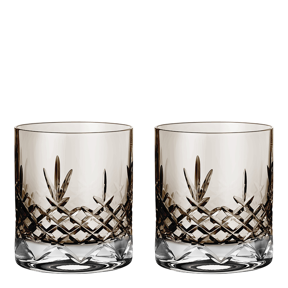 Crispy Lowball Glas 38 cl 2-pack Brun