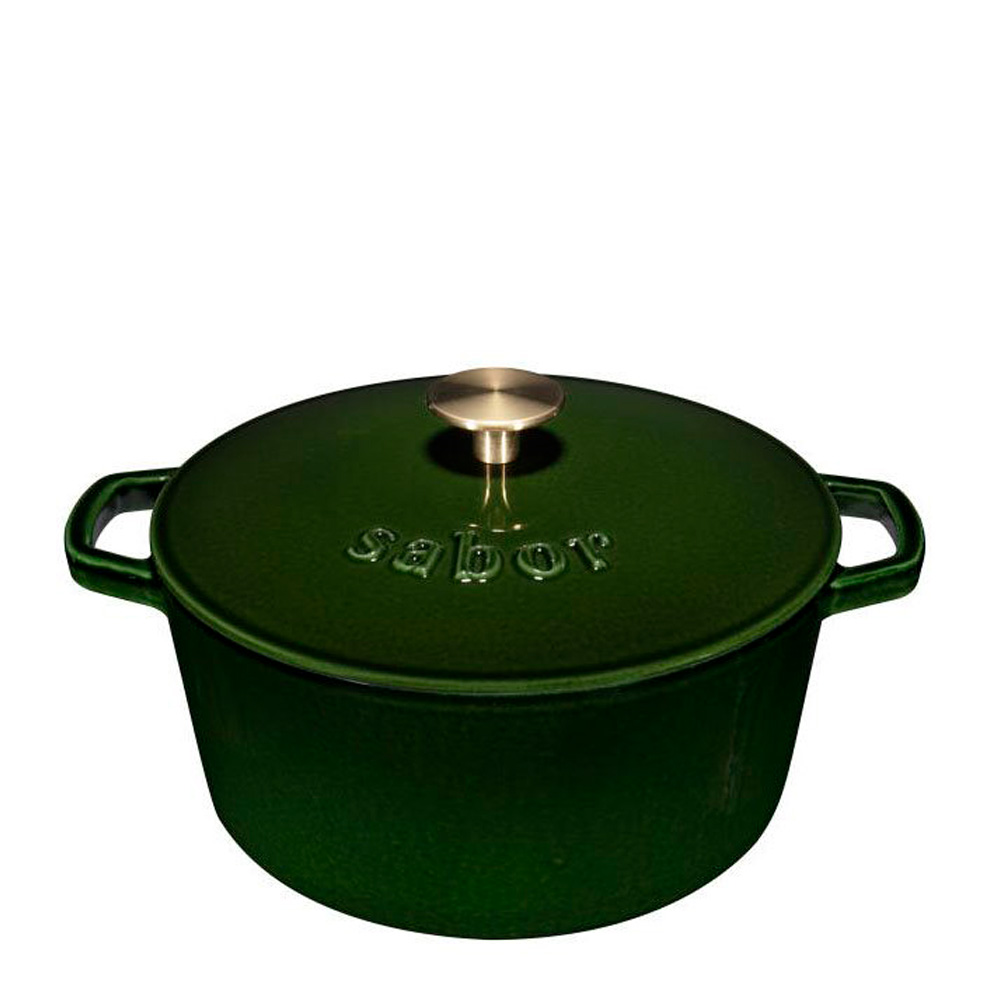 Sabor Gjutjärnsgryta 4,4 L Grön