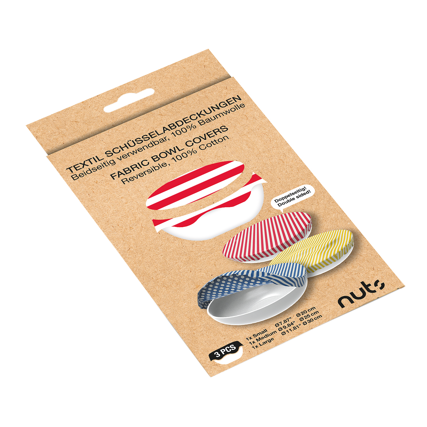 Överdrag 3-pack Flerfärgad