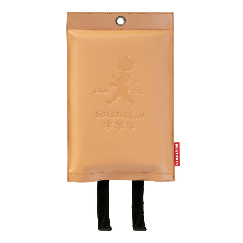 Brandfilt Ljust läder