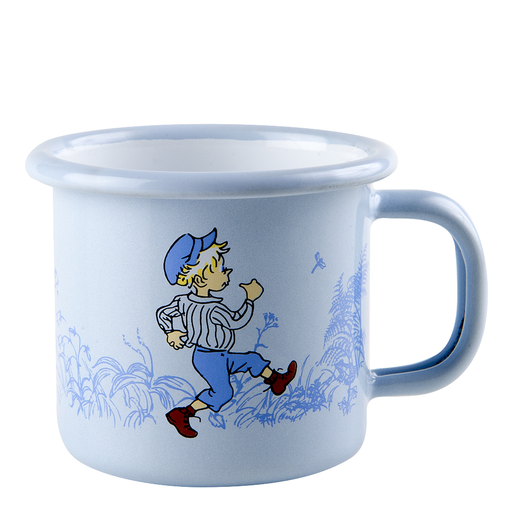 Emil i Lönneberga Emaljmugg 1,5 dl Blå