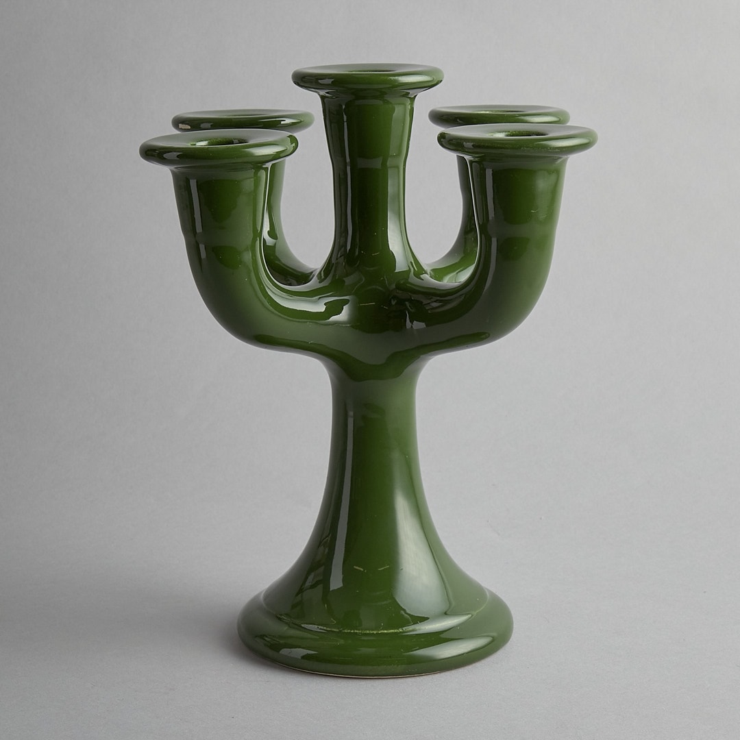 SÅLD 5:armad Ljusstake från Guldkroken