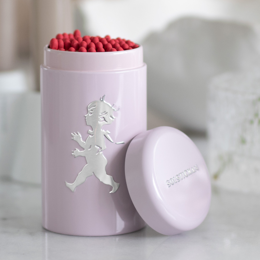 Tändsticksrör 10 cm Rosa