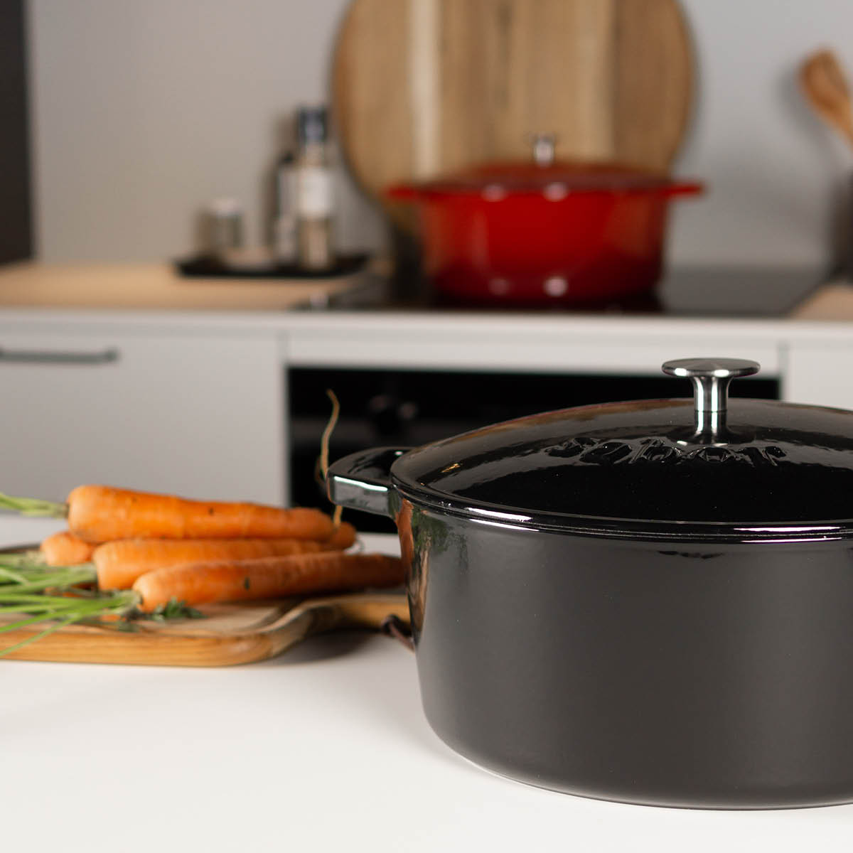 Sabor Gjutjärnsgryta 9,5 L Svart