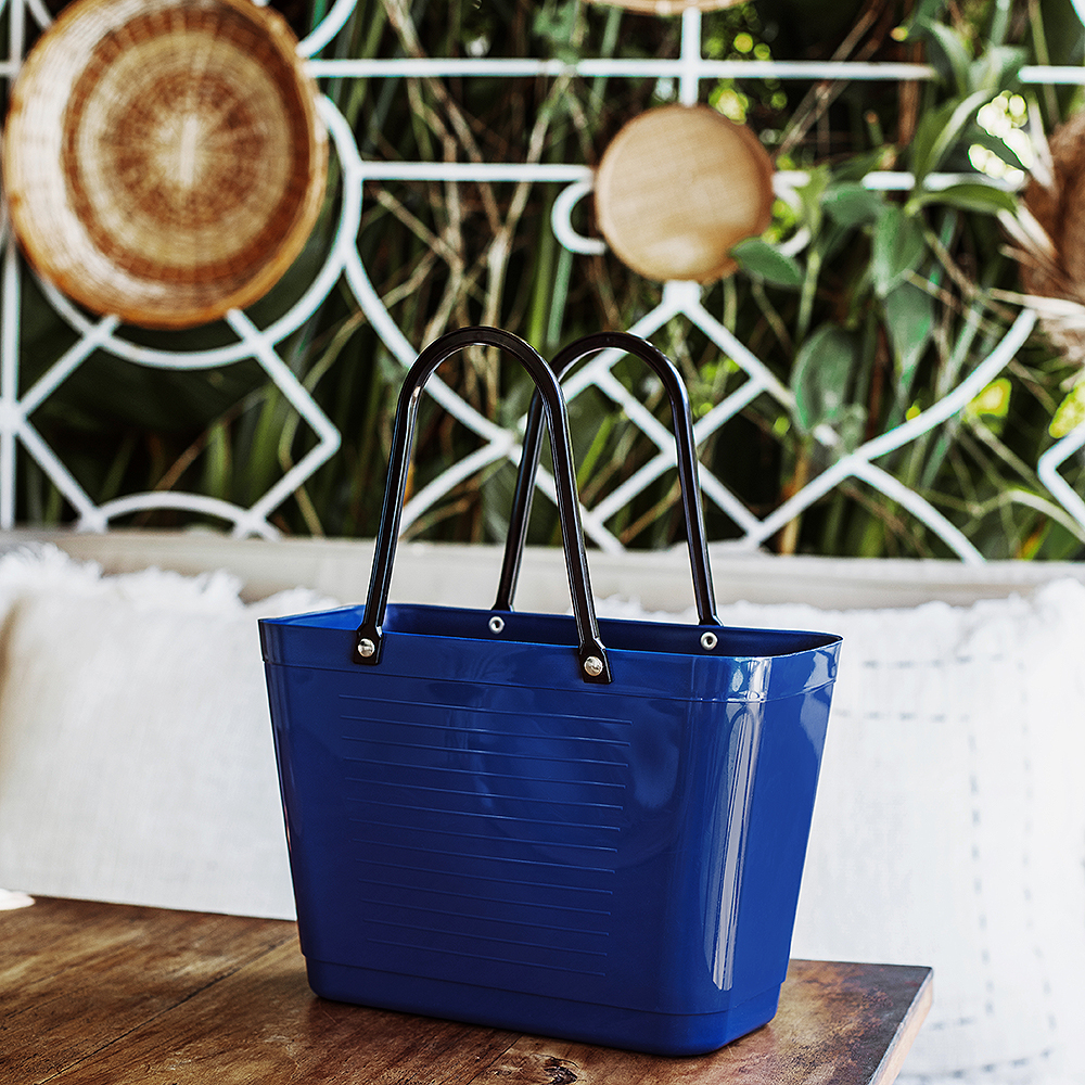 Väska Plast Liten Mörkblå