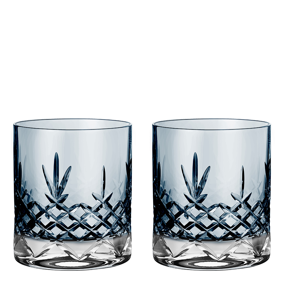 Crispy Lowball Glas 38 cl 2-pack Blå