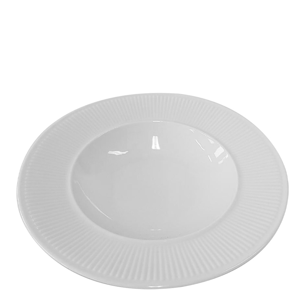 Contour Djup Tallrik 23,5 cm Vit