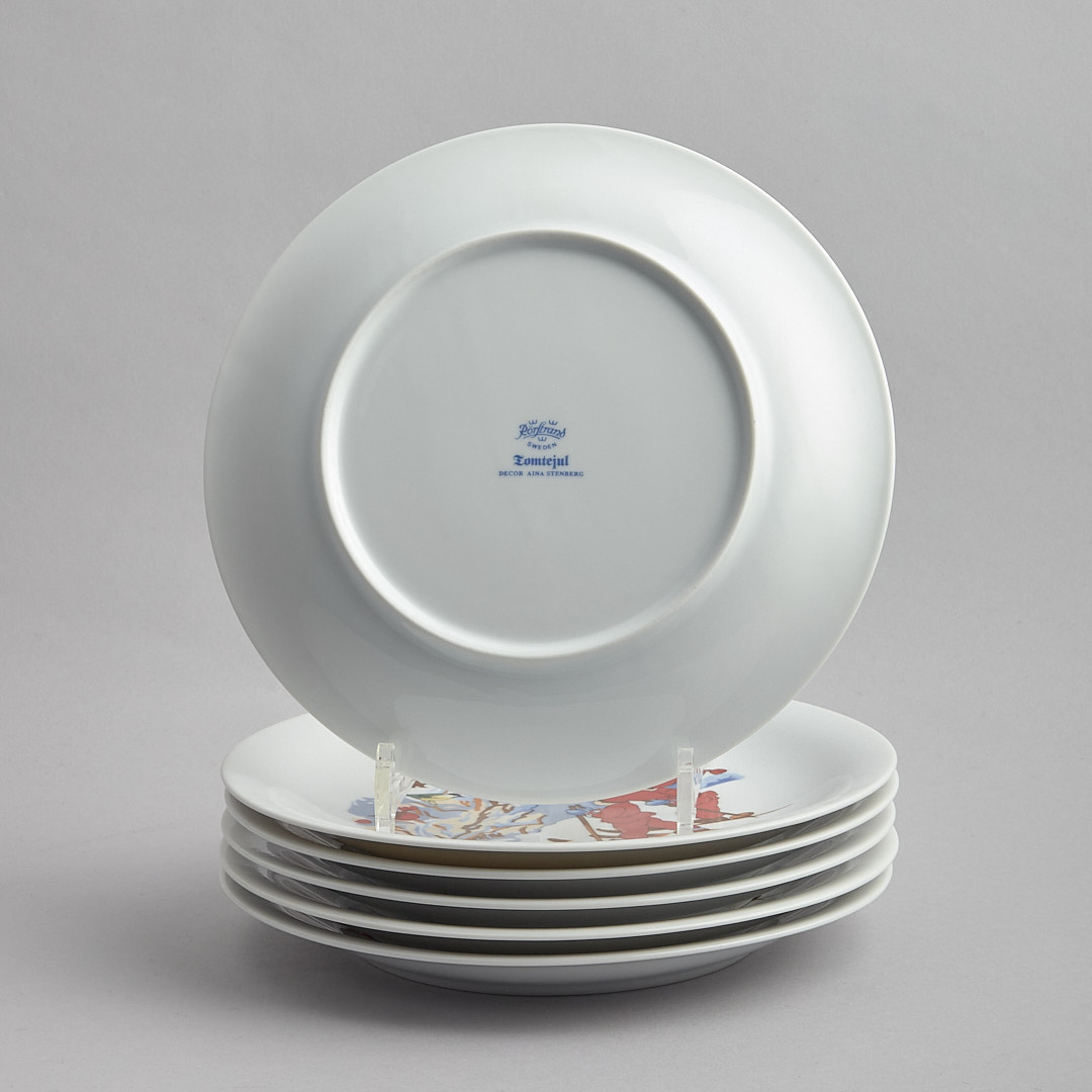 Tomtejul mattallrikar