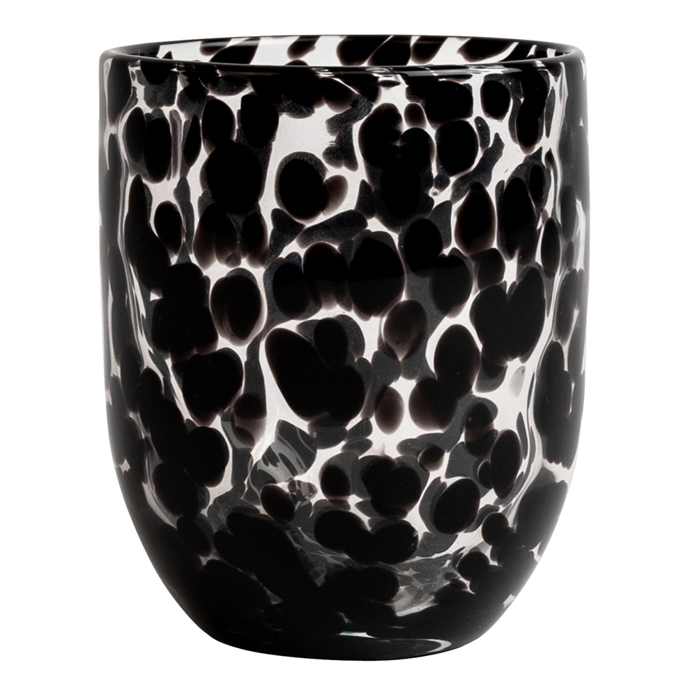 Messy Glas 33 cl Svart/Klar