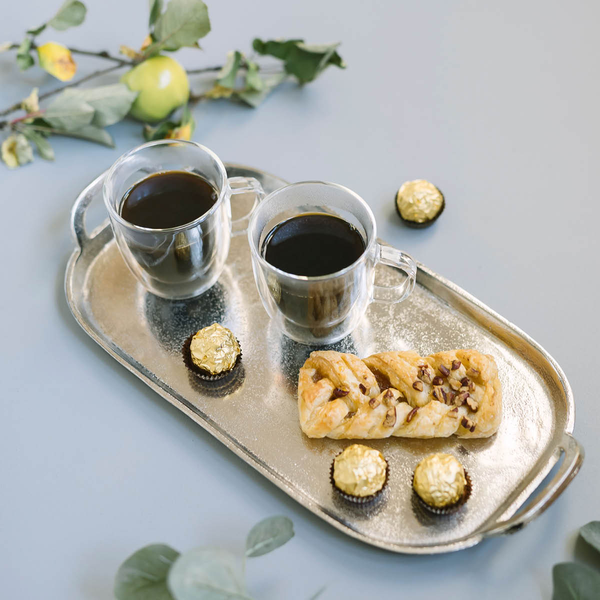 Sari Bricka med handtag 41x19 cm Rostfri