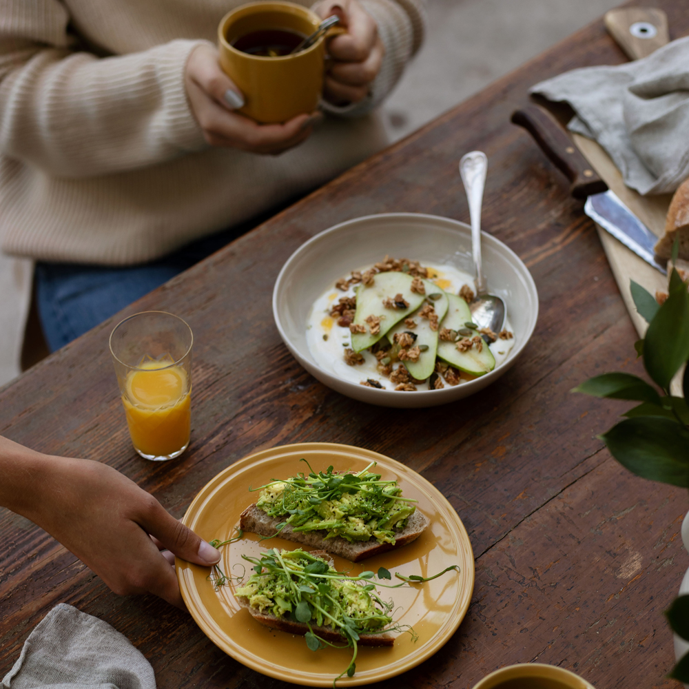Höganäs Keramik Daga Assiett 19 cm Ockra