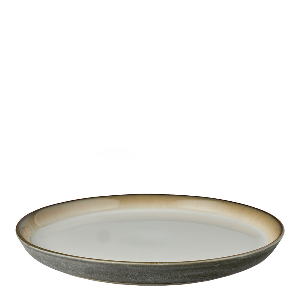 Tallrik Gastro 21 cm Grå/Gräddvit