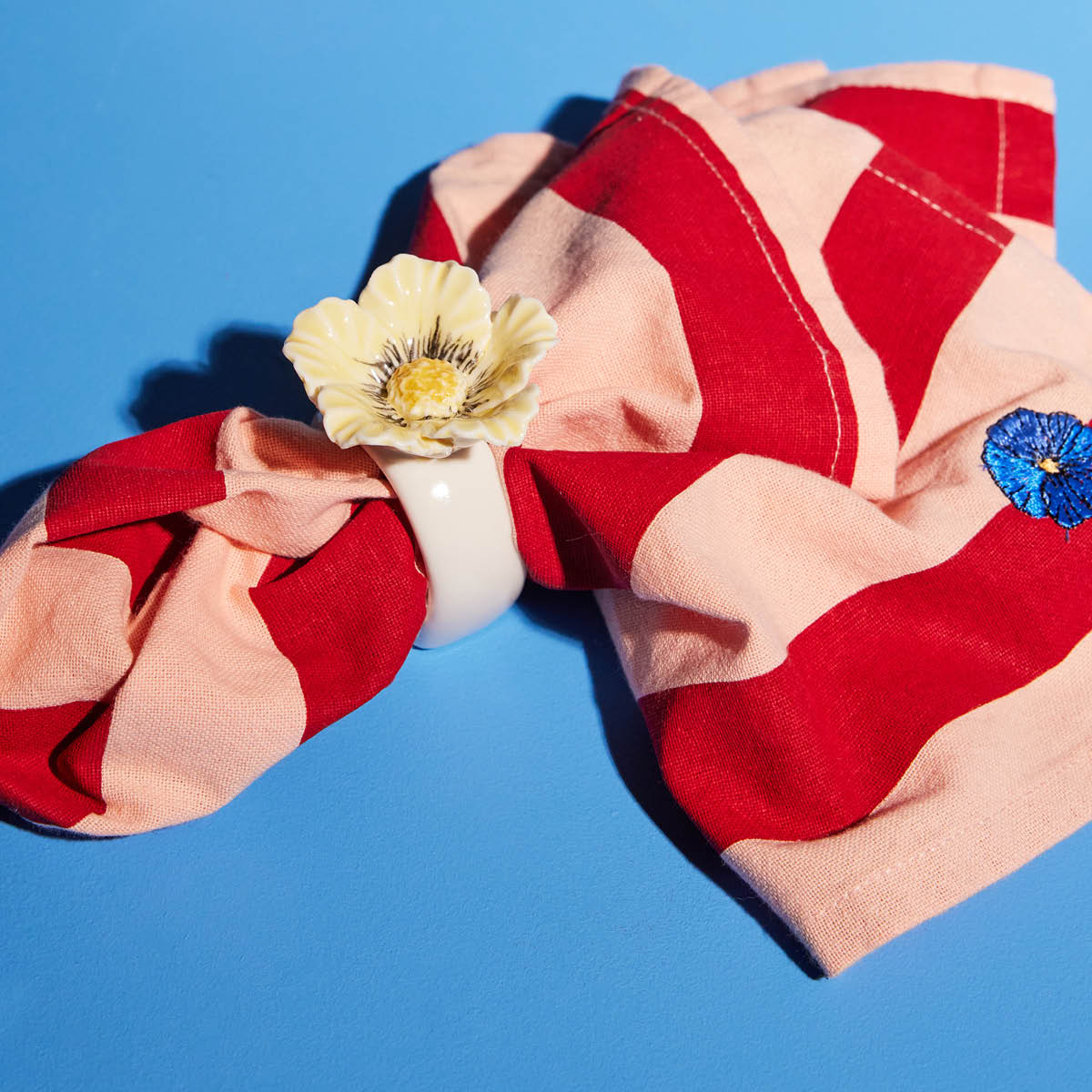 Poppy Servettring 2-pack Beige