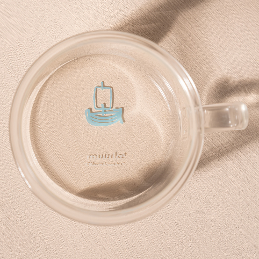 Mumin Glasmugg Mumintrollet 3,5 dl Klar