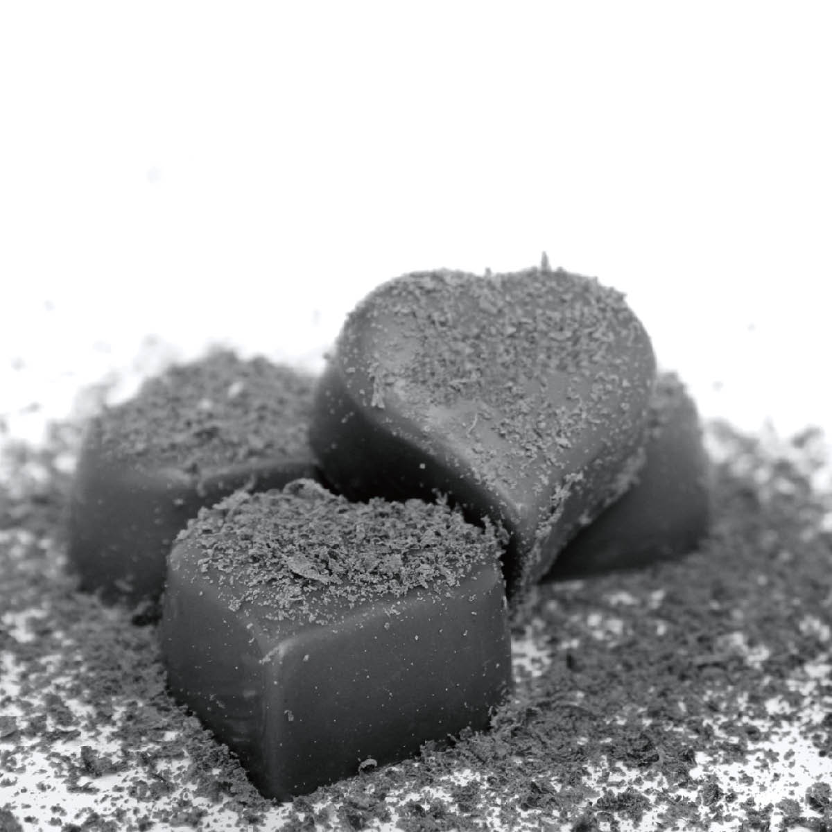 Smak Chokladform Hjärtan 21x11 cm Brun