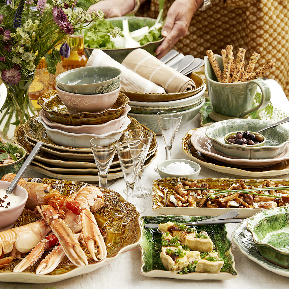 Arabesque Serveringsfat 33x13 cm Seaweed