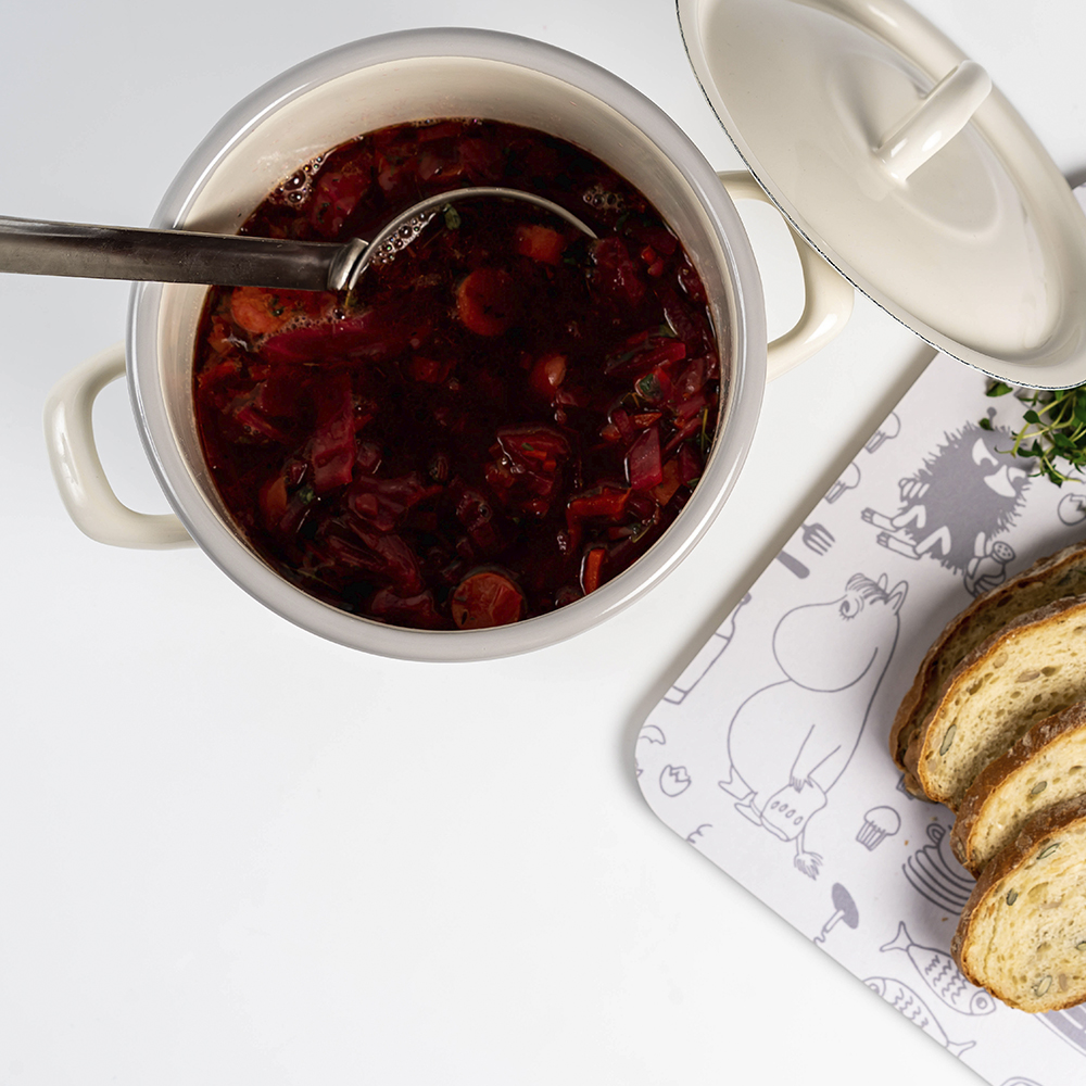 Mumin Kastrull med lock 2,5 L Beige