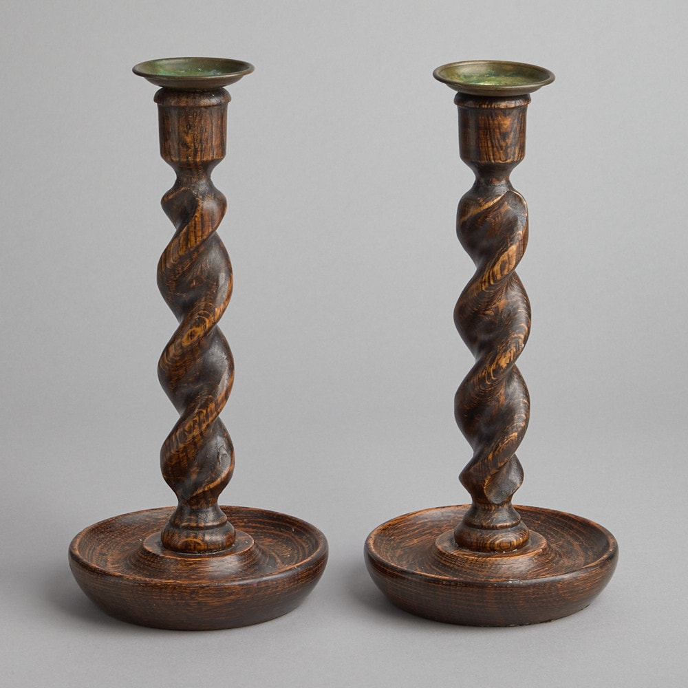 Träljusstakar 1 par