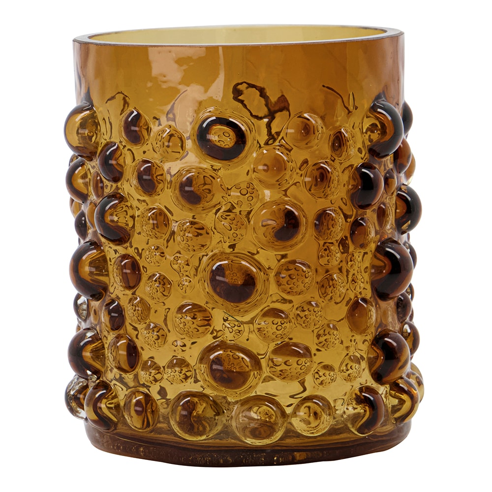 Foam Ljuslykta 11 cm Amber