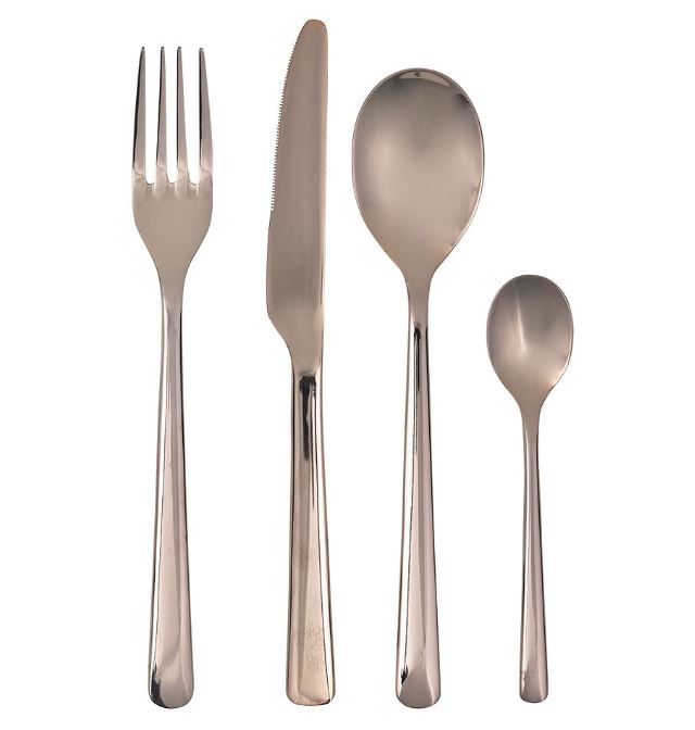 Hune Bestickset 16 delar Roséguld