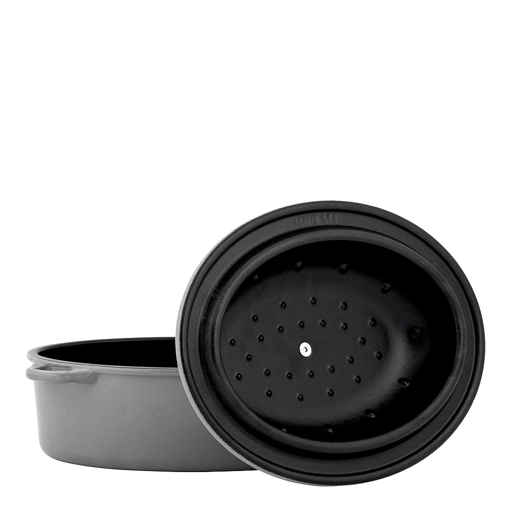 Gjutjärnsgryta 3 L Grå