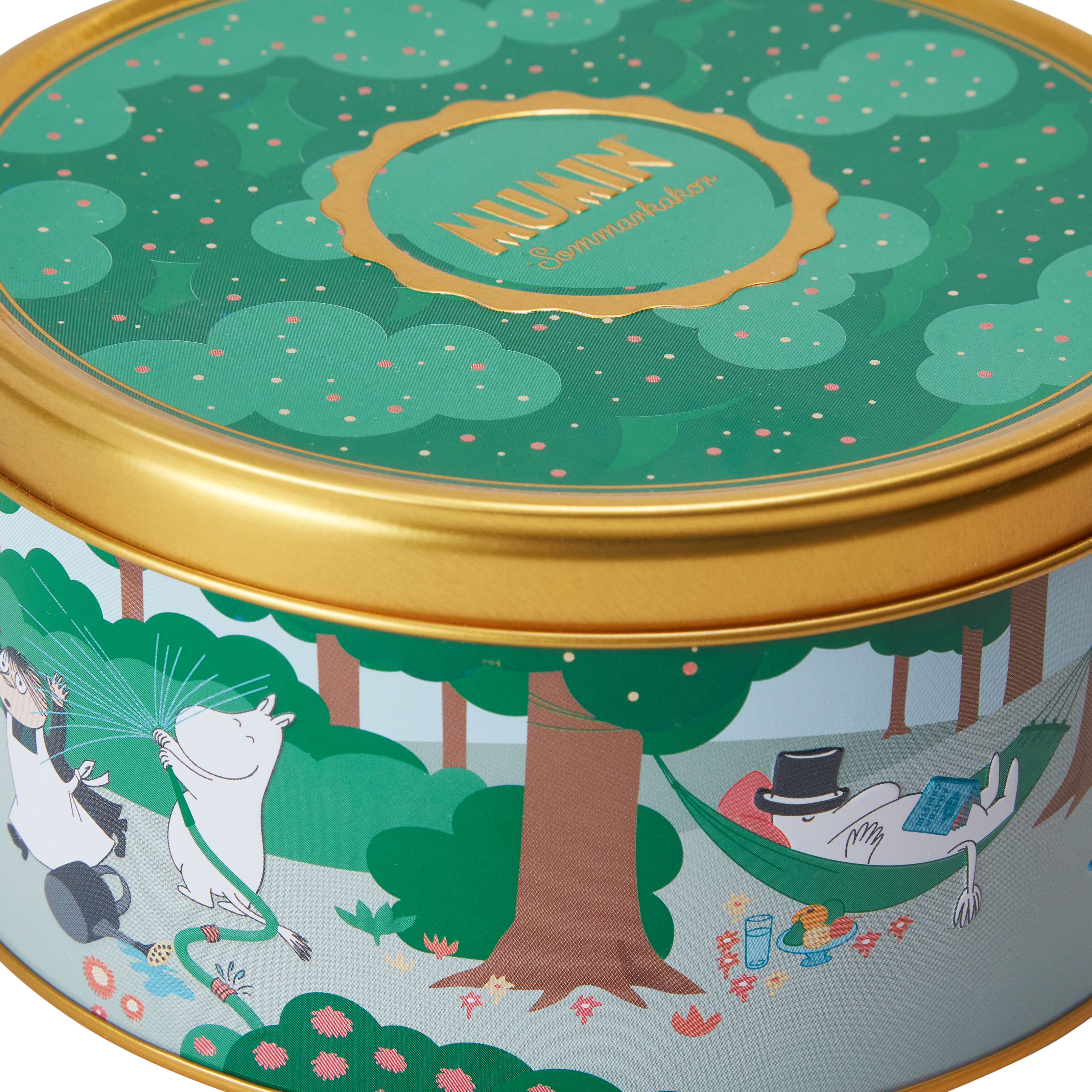 Mumin Sommarkakor Hallon 2023 Grön