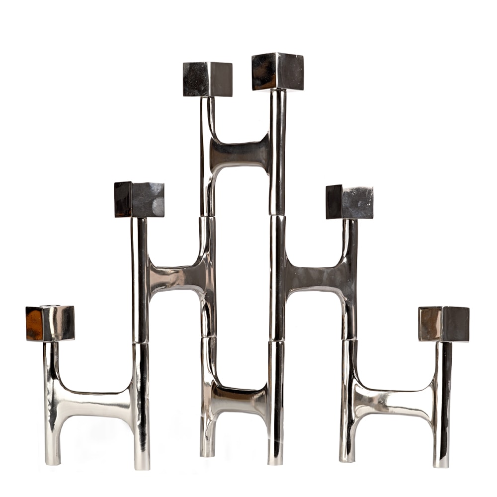 Folding Ljusstake Fyrkantig 6 hållare