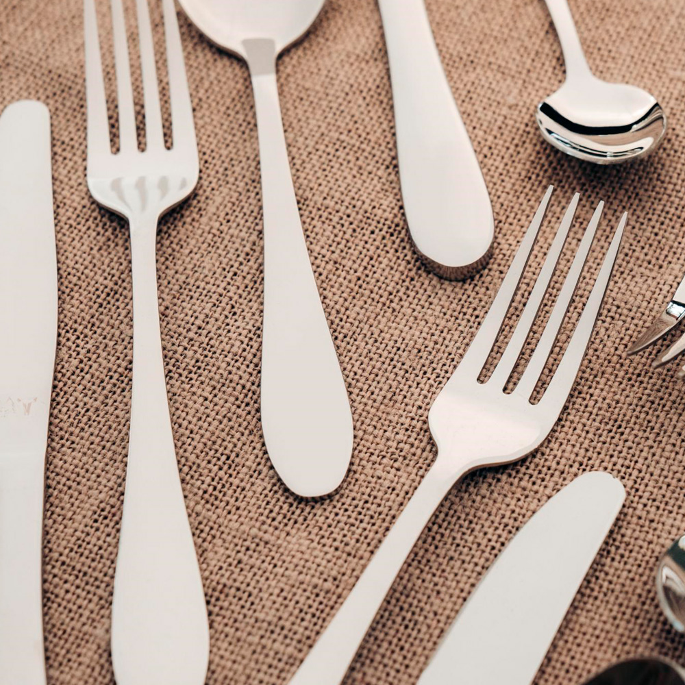 Frost Bestickset 16-delars Plain Silver