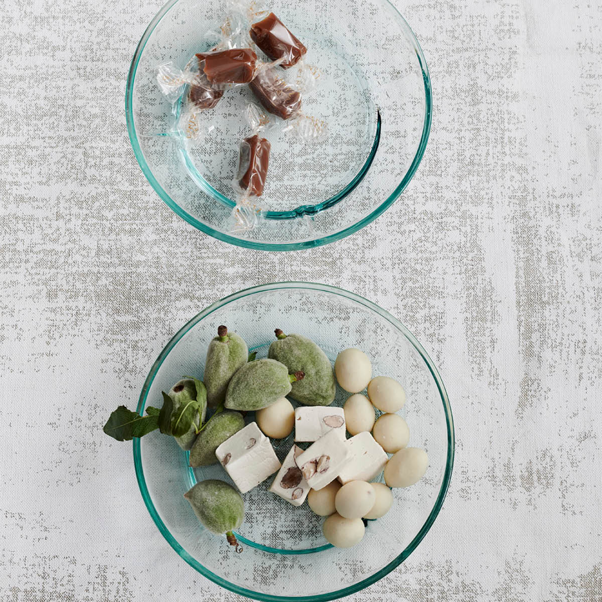 Grand Cru Recycled Desserttallrikar 16 cm 2-pack Klar/Gr&ouml;n