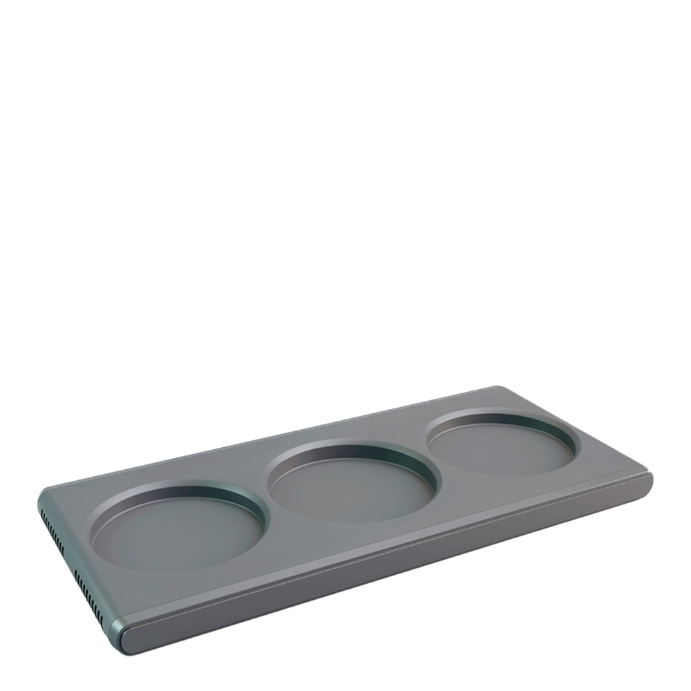 Bricka Rektangulär för Behållare Svart