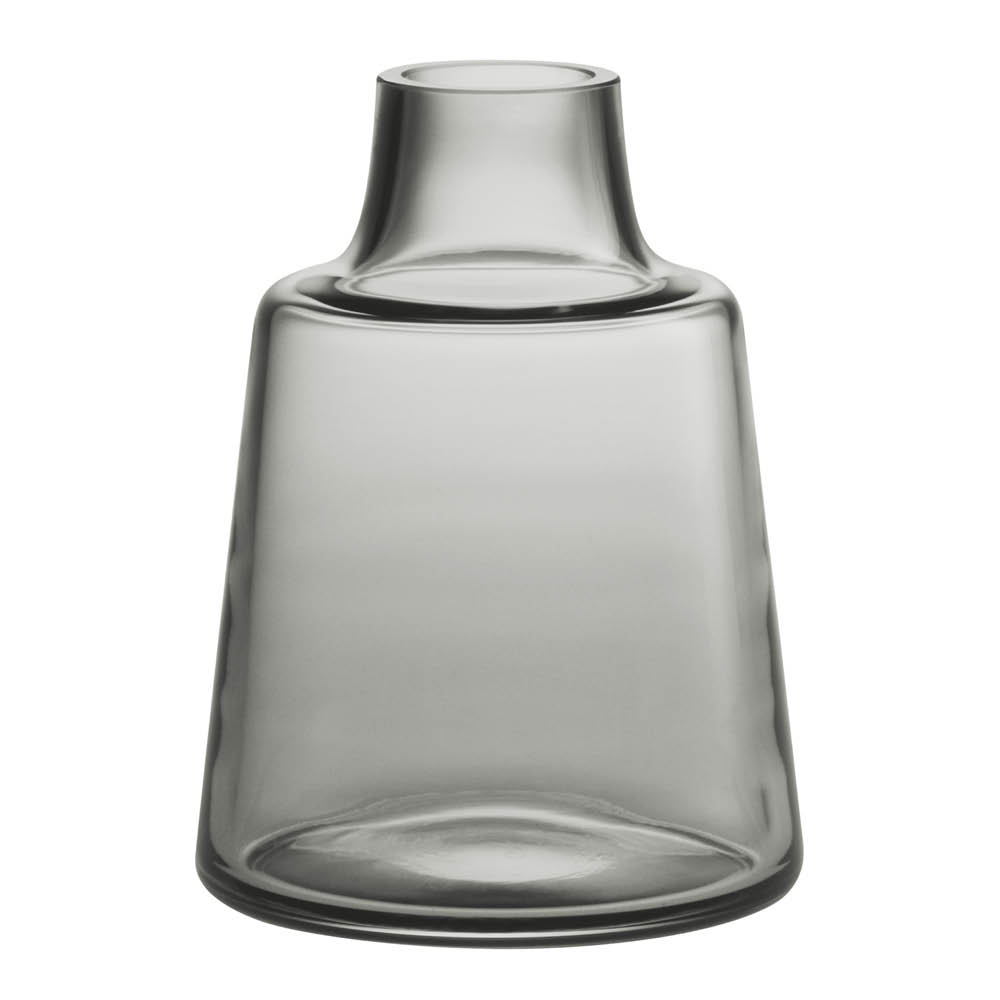 Flora Vas 12 cm Smoke kort hals