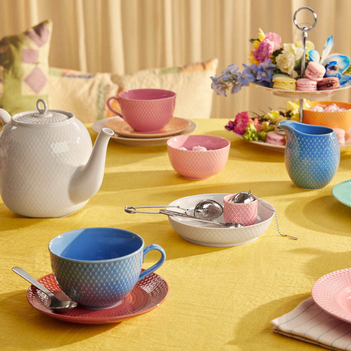 Rhombe Color Tekopp m Fat 39 cl Rosa/Sand