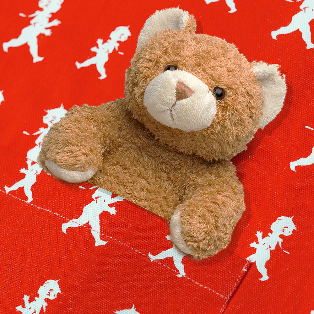 Förkläde + Kockmössa barn Röd