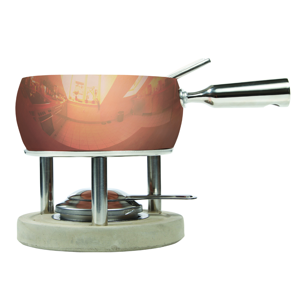 Life Collection Fondueset 1 L Koppar