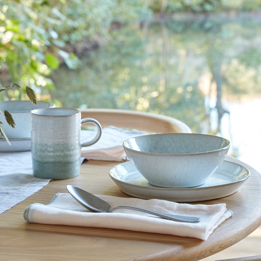 Frukostskål 16,5 cm 4-pack Grön/Vit