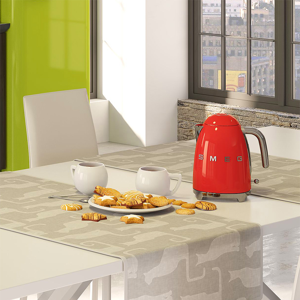 Smeg 50's Style Vattenkokare 1,7 L Röd