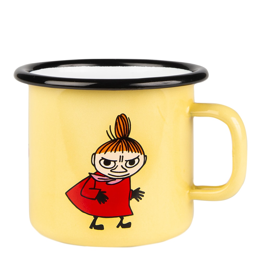 Mumin Emaljmugg Lilla My 25 cl Gul